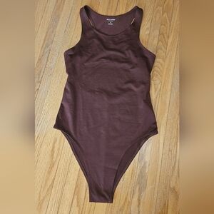 Reformation Dark Brown Bodysuit
